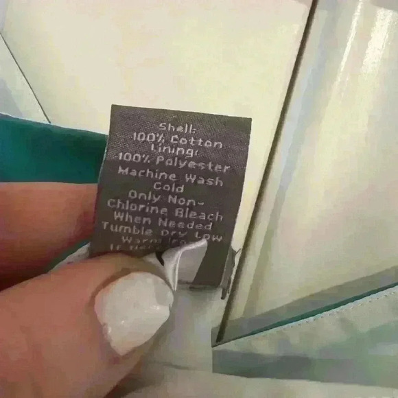 Ann Taylor Blue and Green Striped Spaghetti Strap Mini Dress- Size 6- Worn Once - Picture 6 of 6